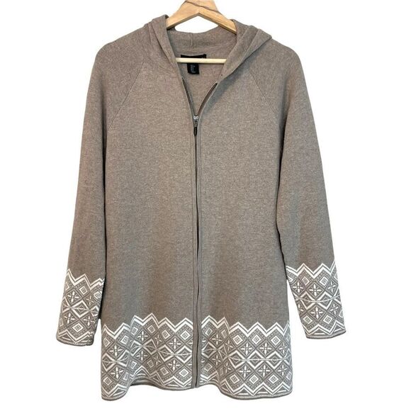 Cynthia Rowley Southwestern Aztec Sweater Cardigan - Picture 1 of 7
